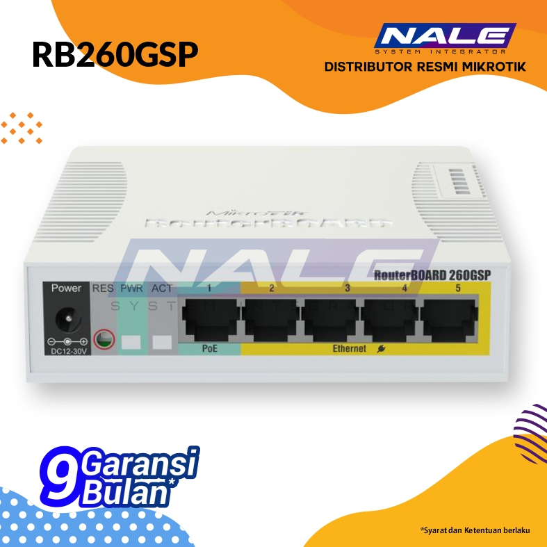 SLOTNE - RB260GSP - 02 Mikrotik RB260GSP - Gambar 2