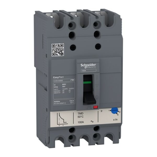 Schneider EasyPact CVS100BS, 32 A rating thermal magnetic TM-D trip unit (LV510933)